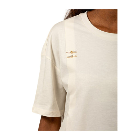 Liu Jo T-shirt T-shirt Donna over con applicazione XS - Francavilla Moda